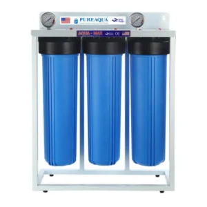 3-Stages 20×4.5” Big Blue Whole House Water Filtration System